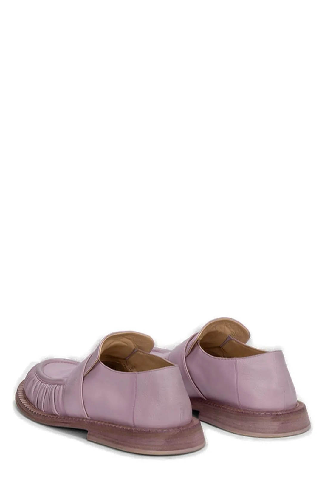 Marsll Estiva Ruched Round Toe Loafers