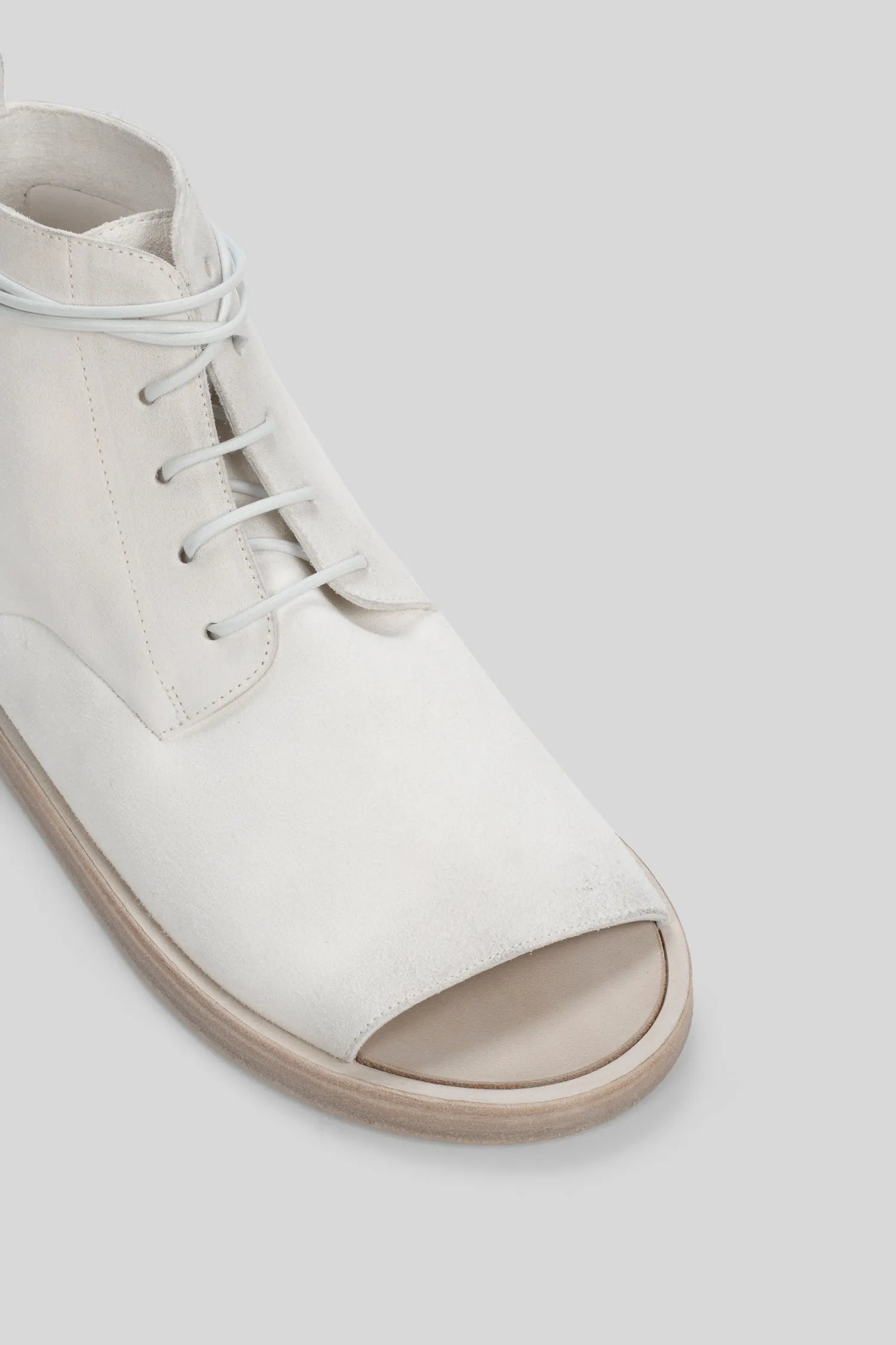 Marsll Peep Toe Lace-Up Shoes