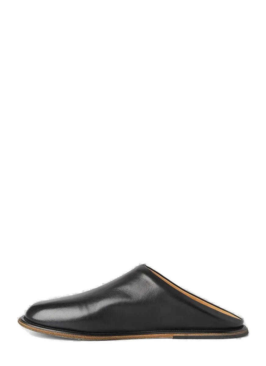 Marsll Round Toe Slip-On Mules