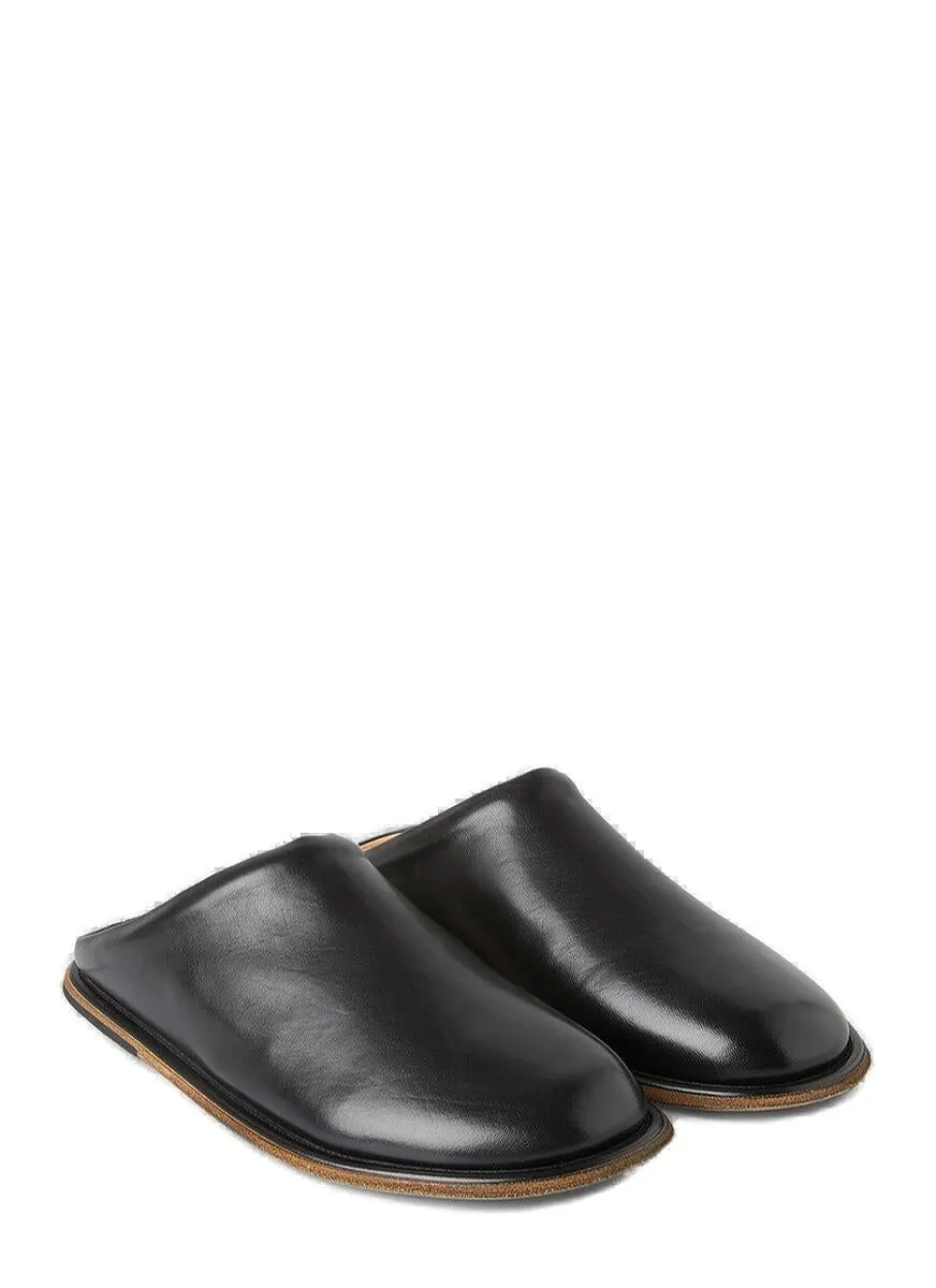 Marsll Round Toe Slip-On Mules