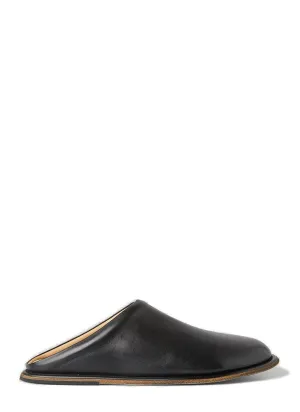 Marsll Round Toe Slip-On Mules