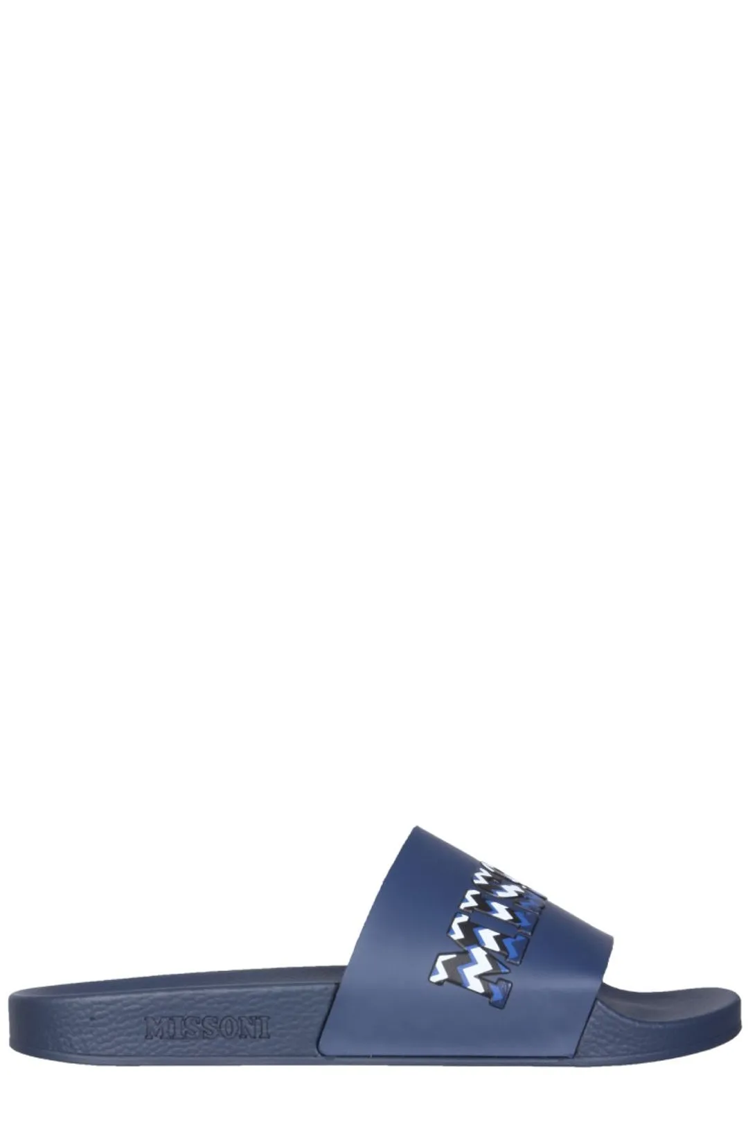 Missoni Logo Embossed Open-Toe Slides