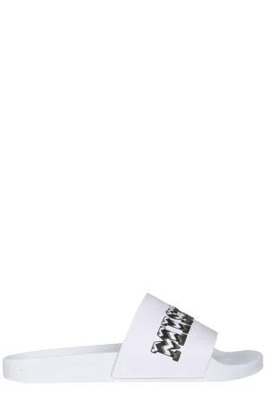 Missoni Logo Embossed Open-Toe Slides