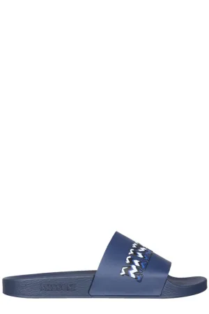 Missoni Logo Embossed Open-Toe Slides