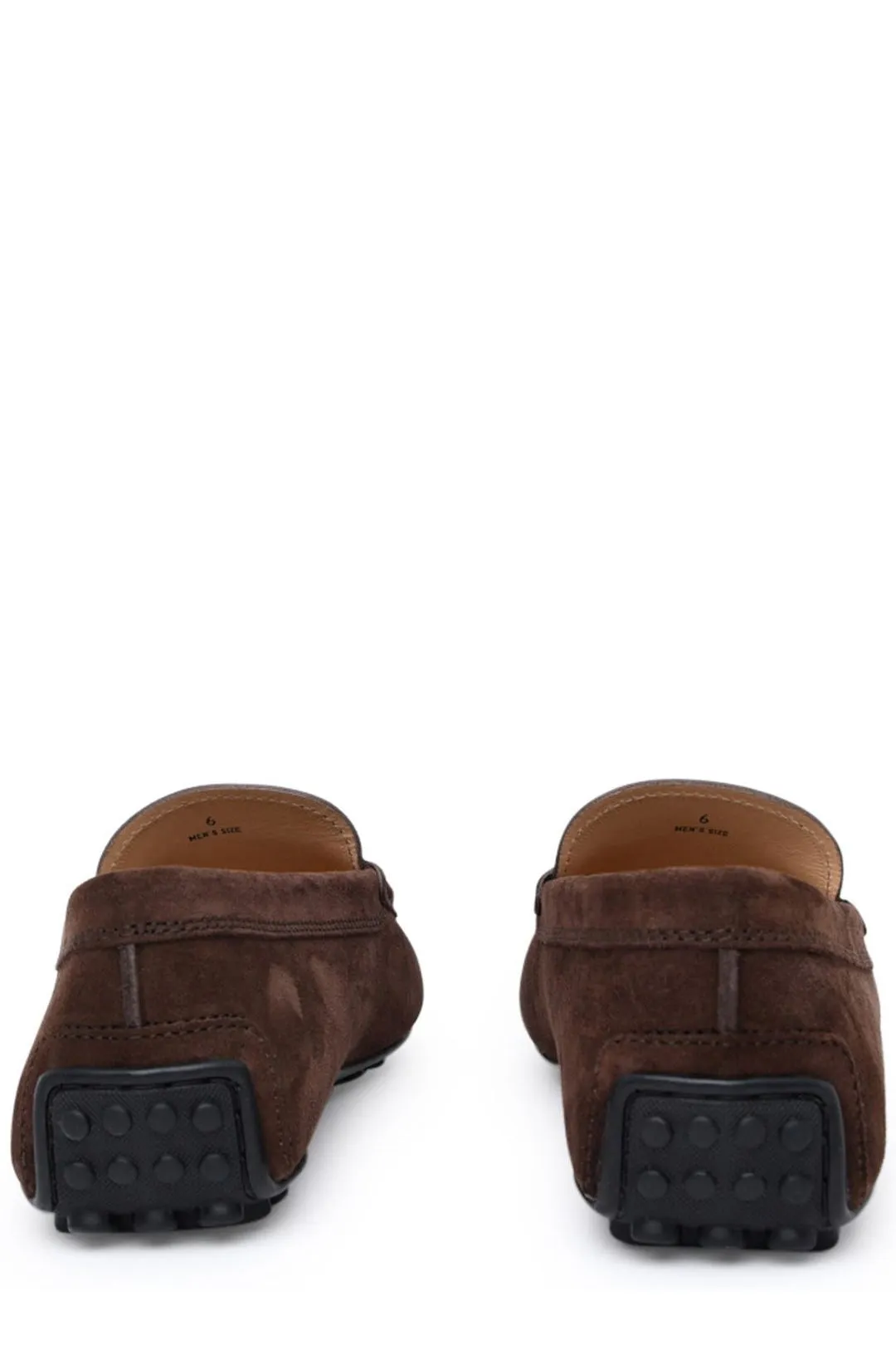 Mocassini Gommini Marroni Slip-On Loafers