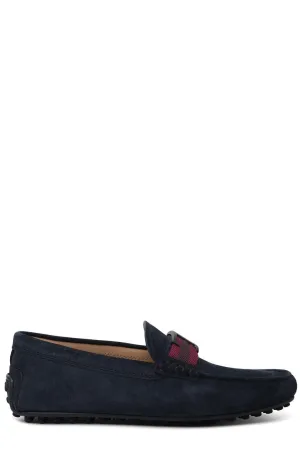 Mocassini Gommini Marroni Slip-On Loafers