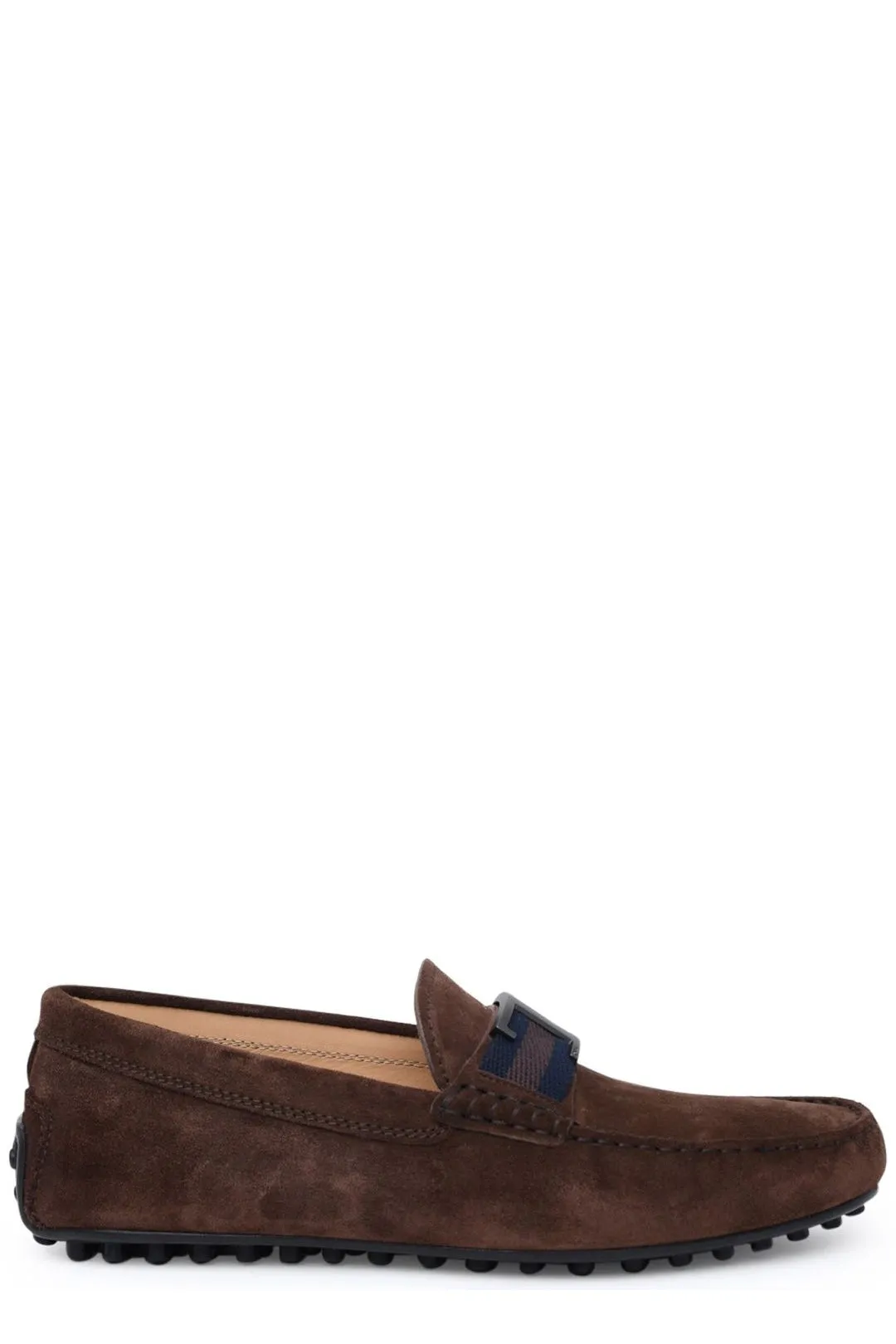 Mocassini Gommini Marroni Slip-On Loafers