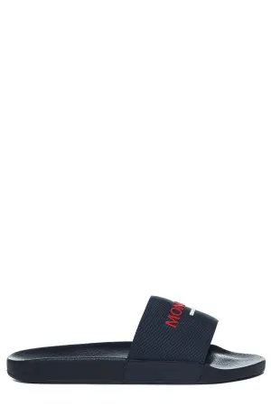 Moncler Basile Logo Embossed Slides