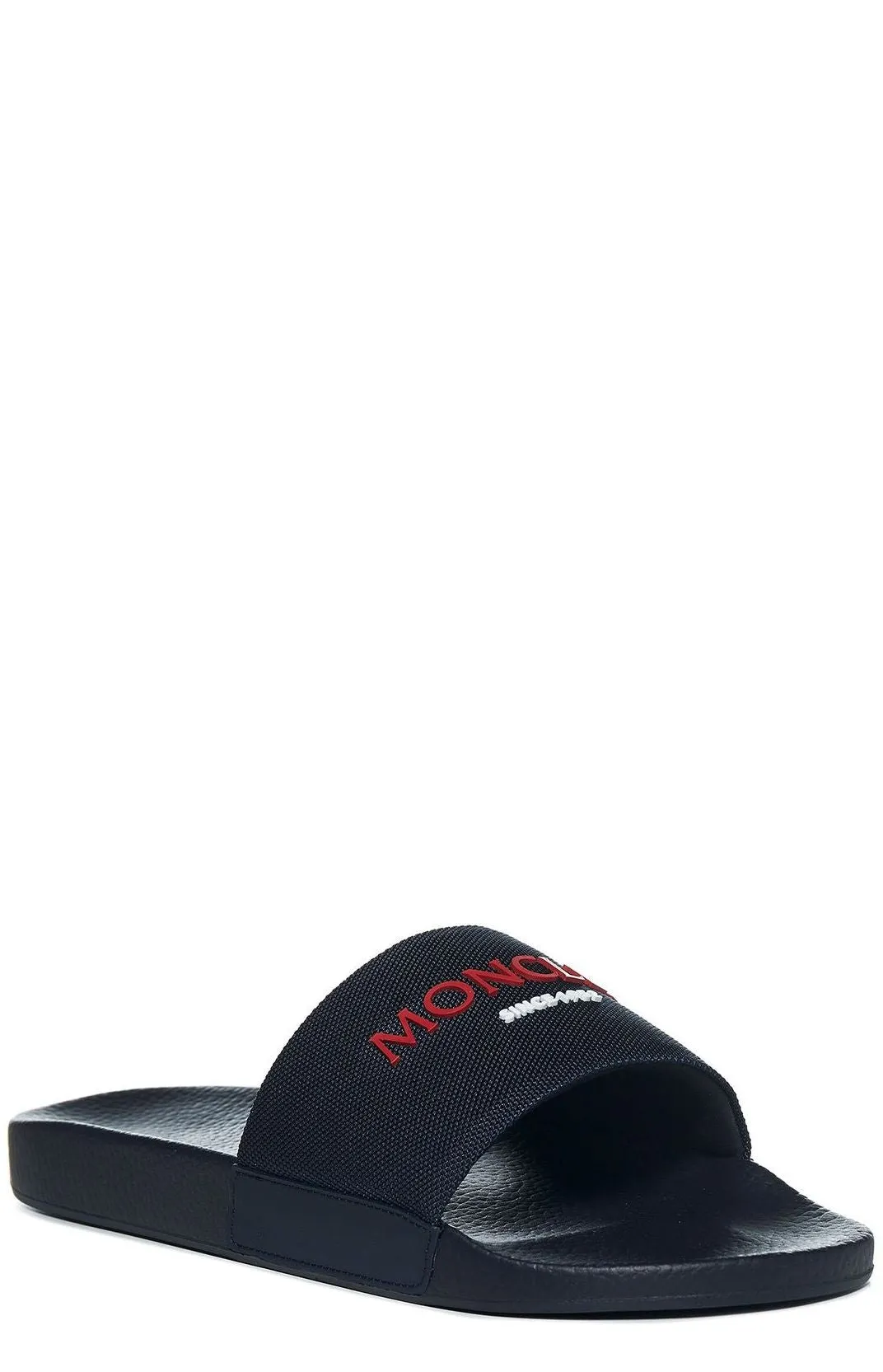 Moncler Basile Logo Embossed Slides