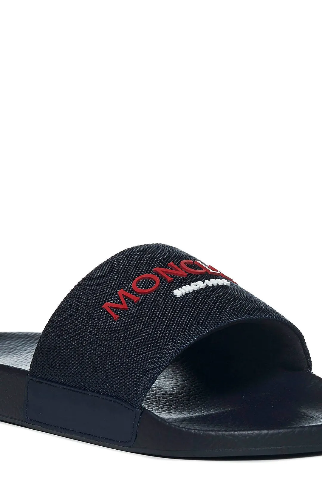 Moncler Basile Logo Embossed Slides