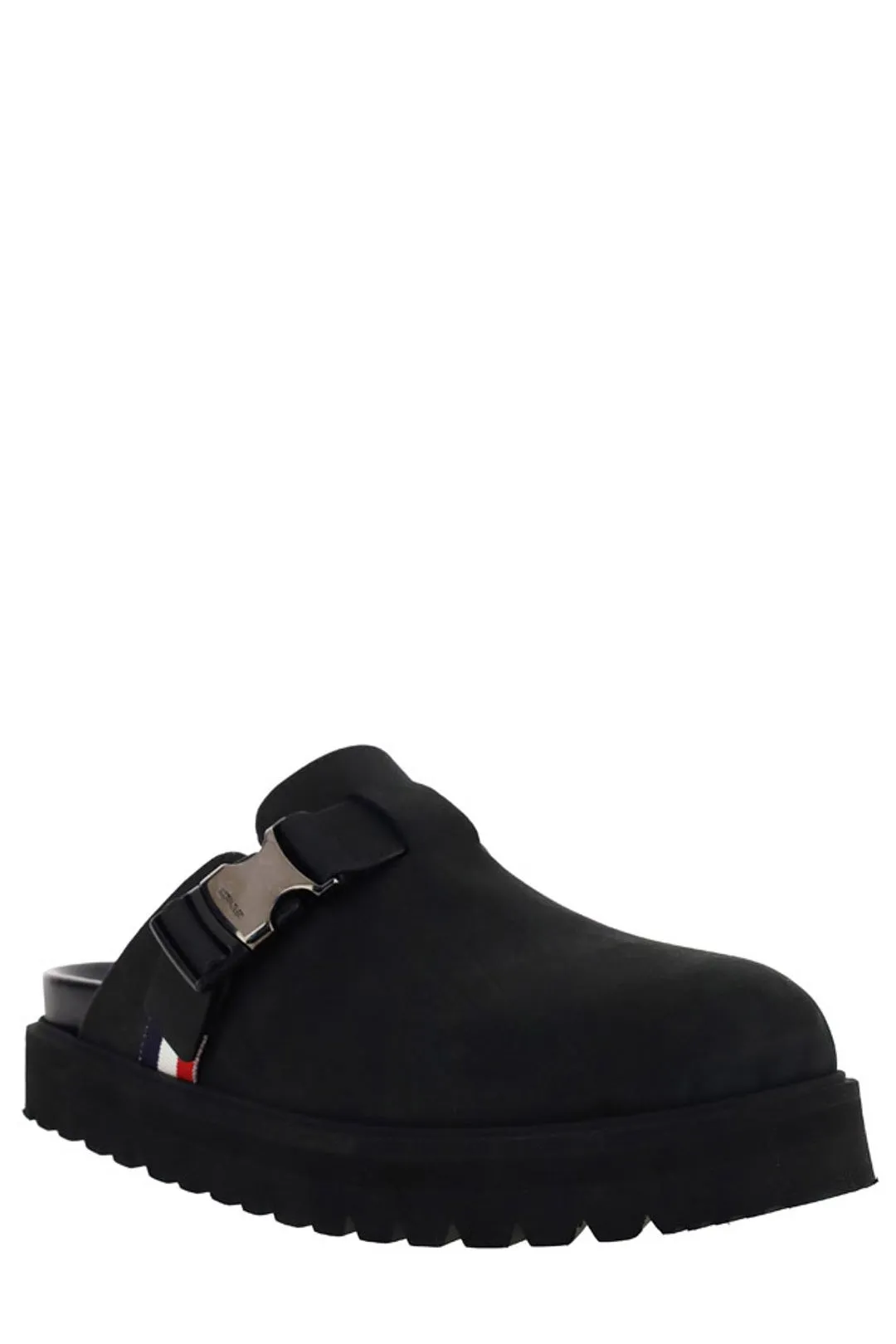 Moncler Buckle Detailed Slip-On Sandals