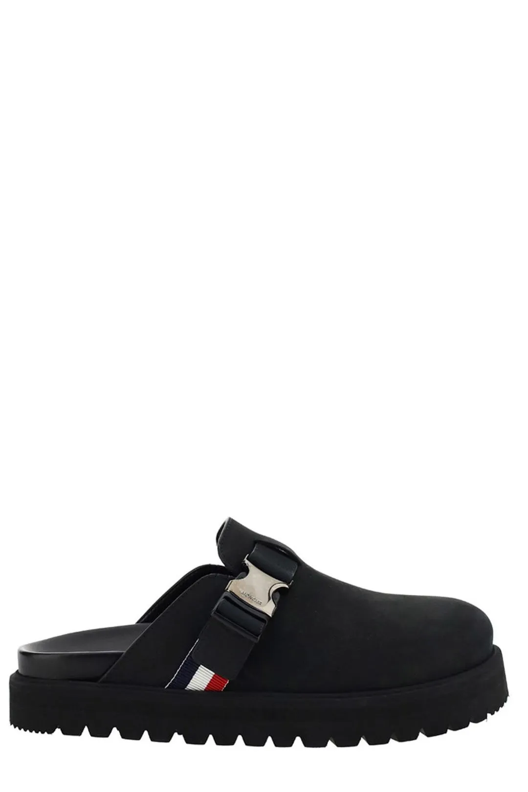 Moncler Buckle Detailed Slip-On Sandals