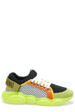 Moschino Logo Band Lace-Up Sneakers