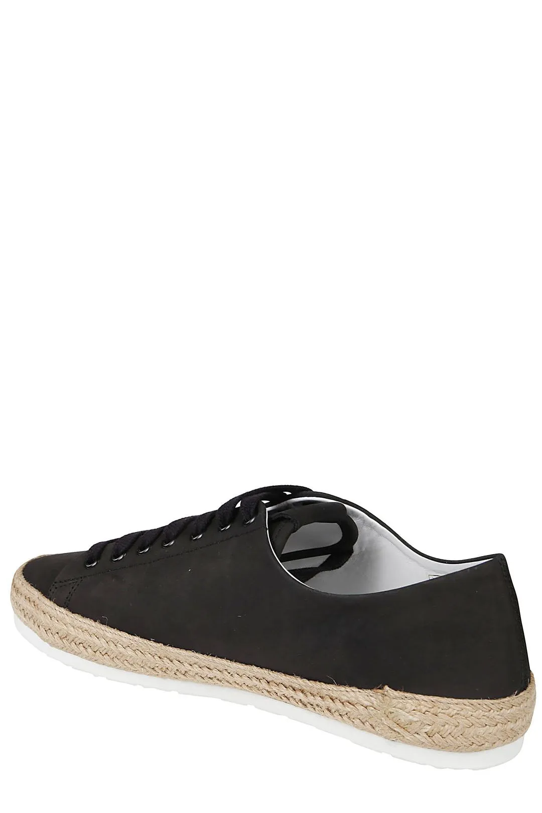 Moschino Logo Detailed Lace-Up Espadrilles