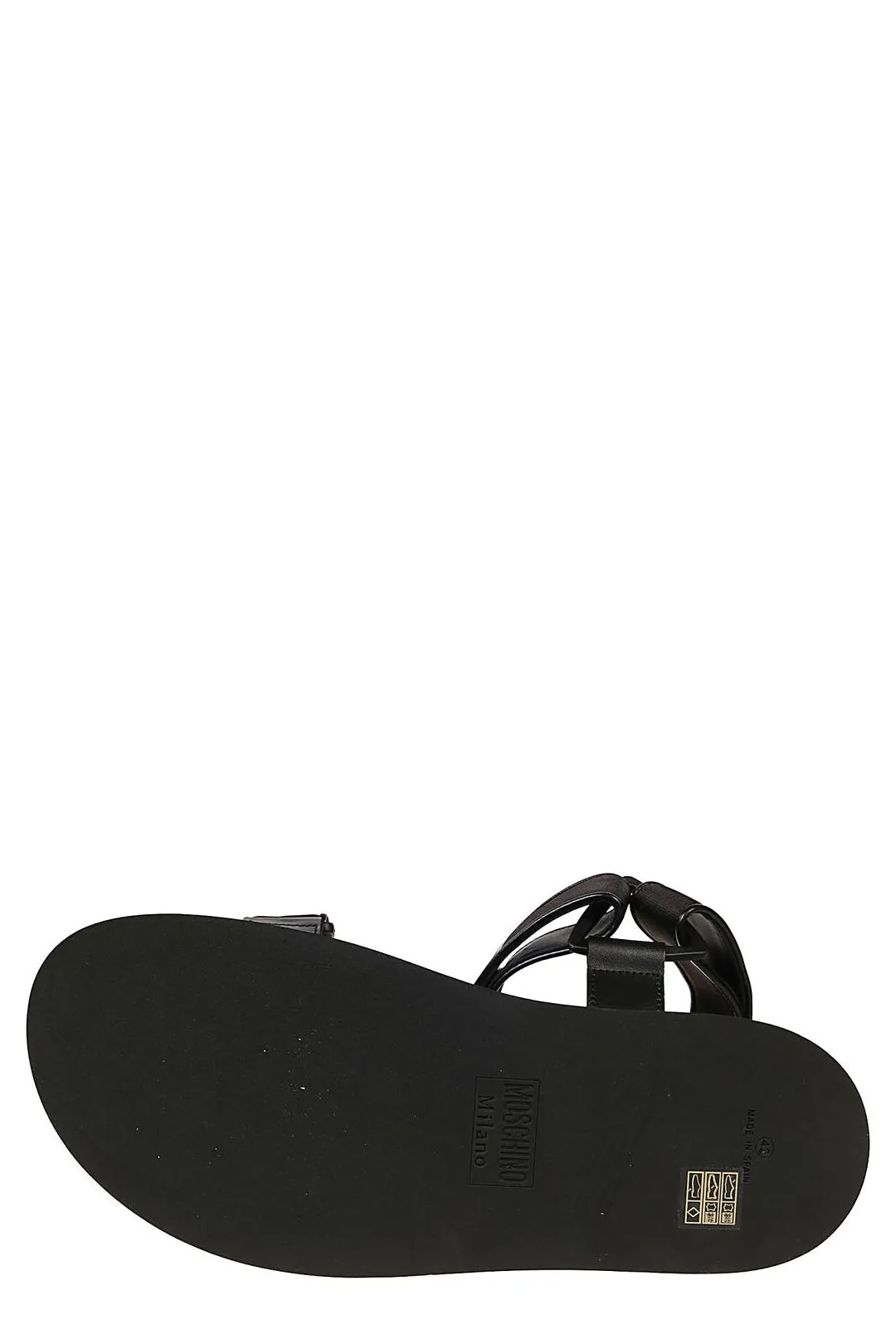 Moschino Logo Detailed Strapped Sandals