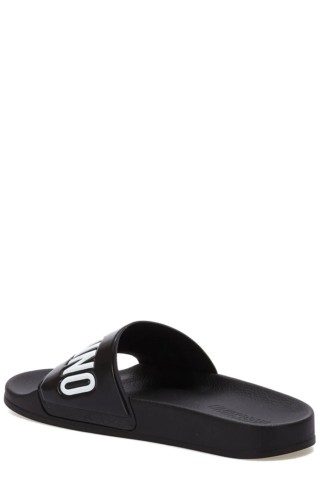 Moschino Logo Embossed Pool Slides