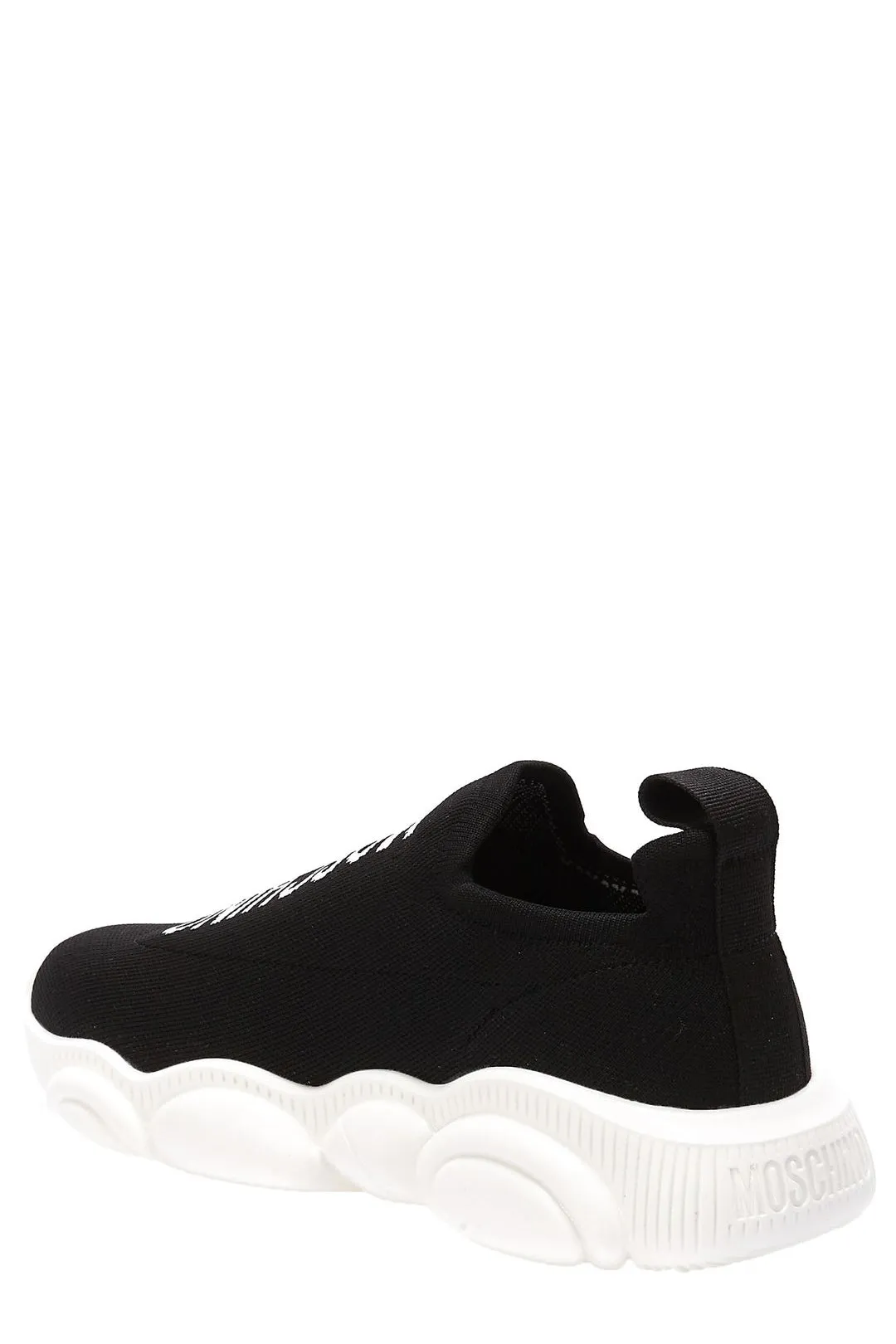 Moschino Logo Intarsia Slip-On Sneakers