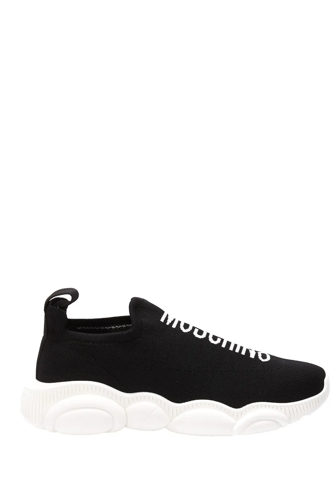 Moschino Logo Intarsia Slip-On Sneakers