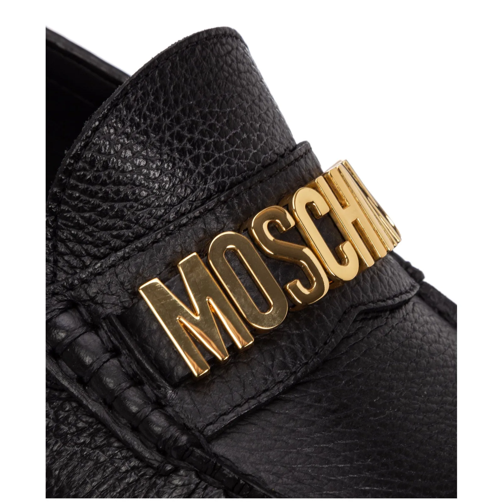 Moschino Logo Lettering Loafers