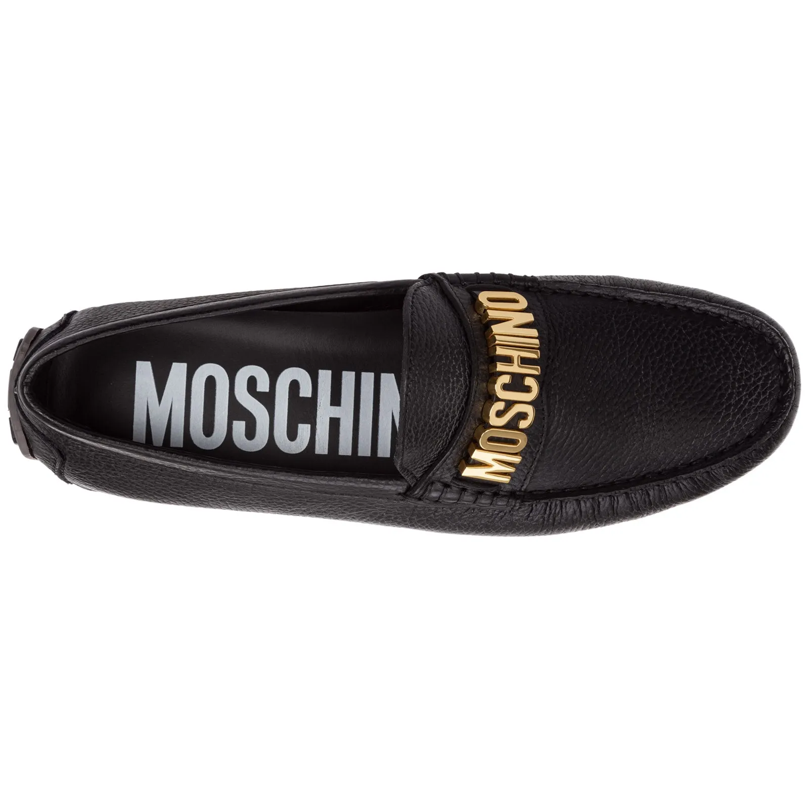 Moschino Logo Lettering Loafers