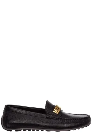 Moschino Logo Lettering Loafers