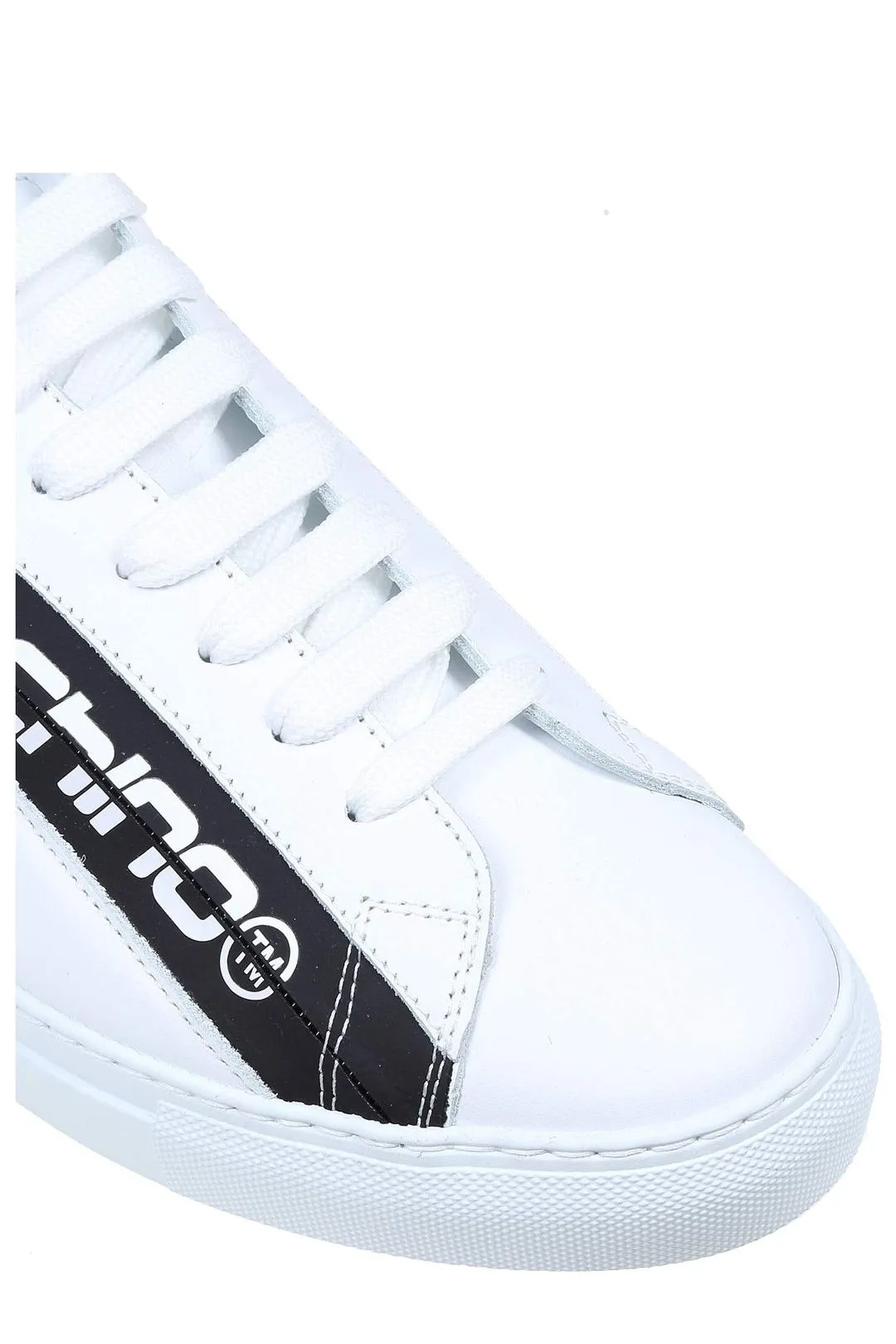 Moschino Logo Printed Lace-Up Sneakers