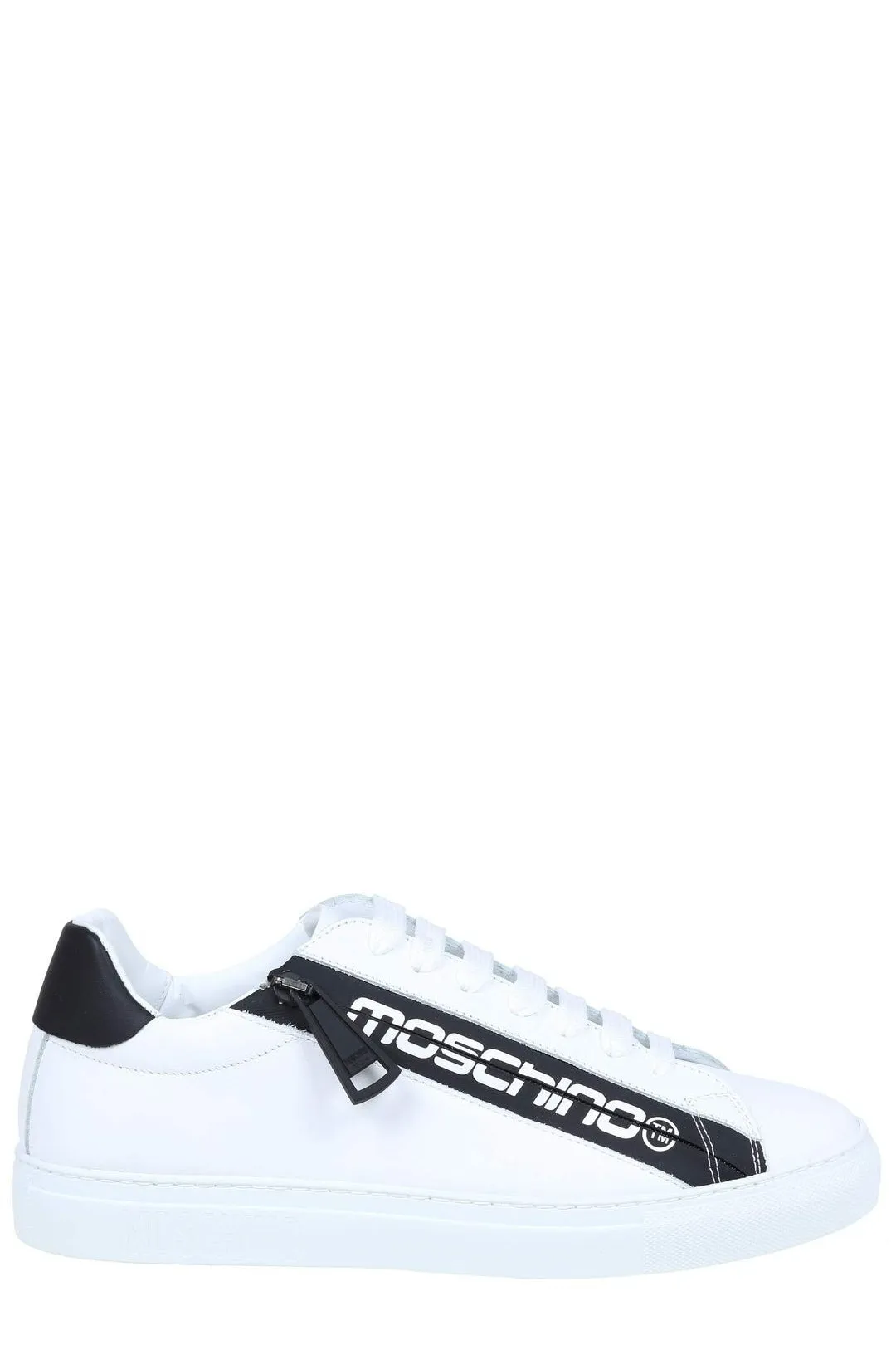 Moschino Logo Printed Lace-Up Sneakers