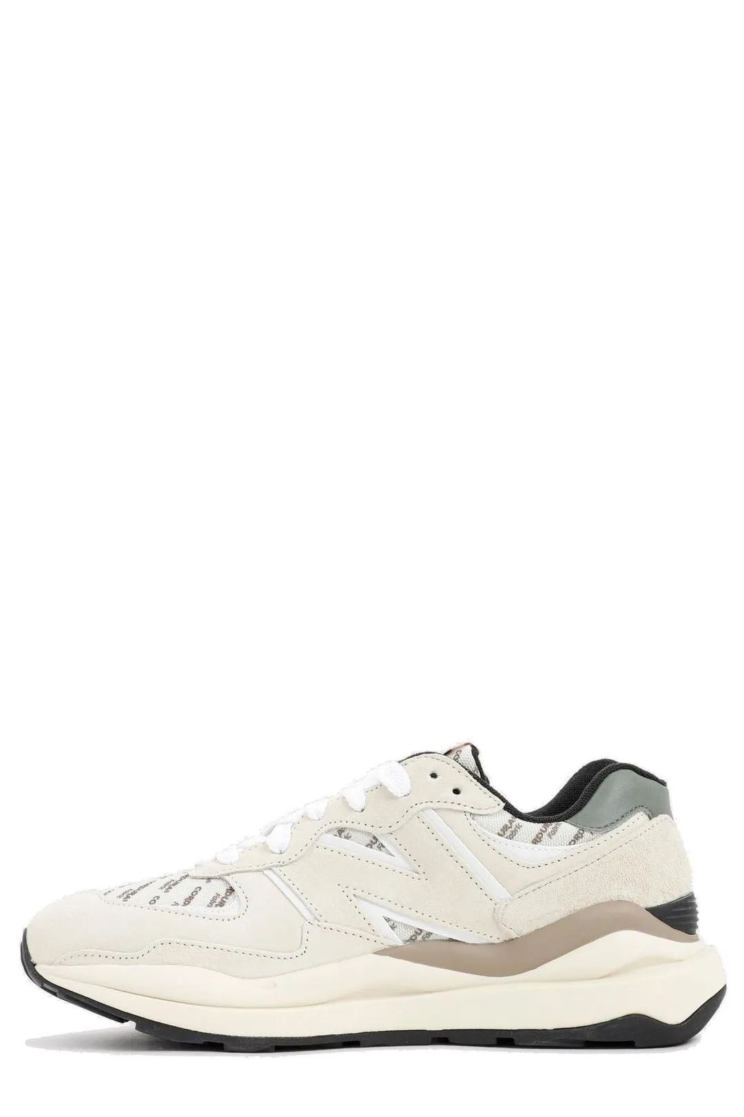 New Balance H Logo Patch Lace-Up Oversized Sneakers