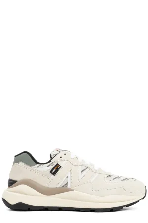 New Balance H Logo Patch Lace-Up Oversized Sneakers