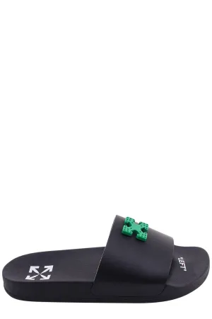 Off-White Meccano Open Toe Sliders