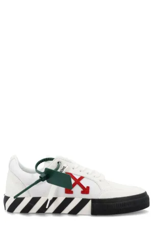 Off-White Vulcanized Lace-Up Sneakers