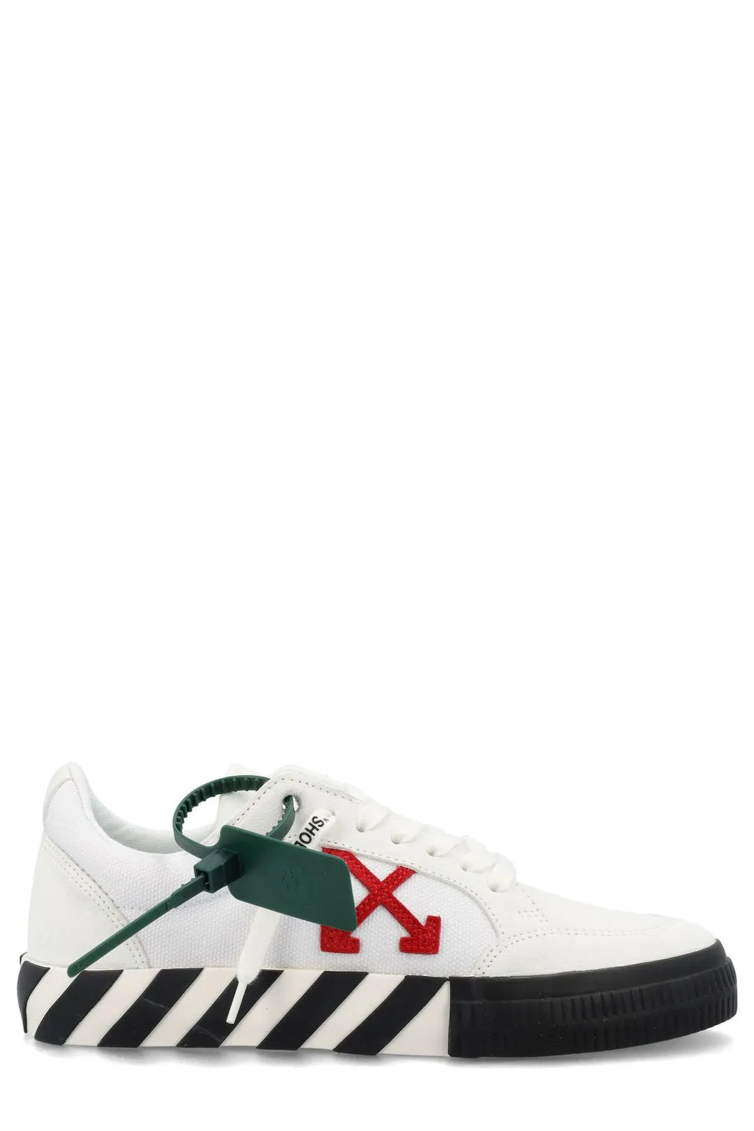 Off-White Vulcanized Lace-Up Sneakers