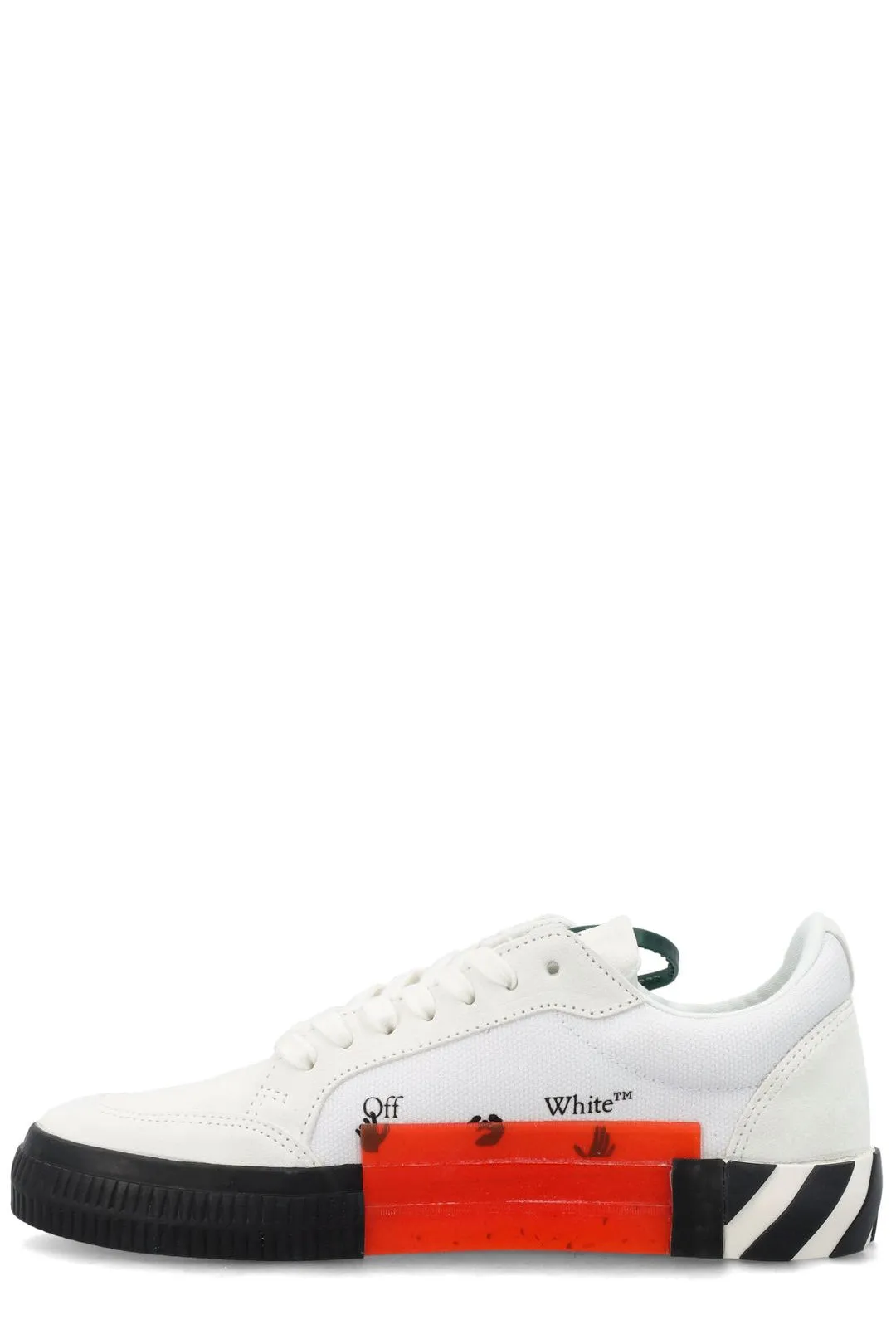 Off-White Vulcanized Lace-Up Sneakers