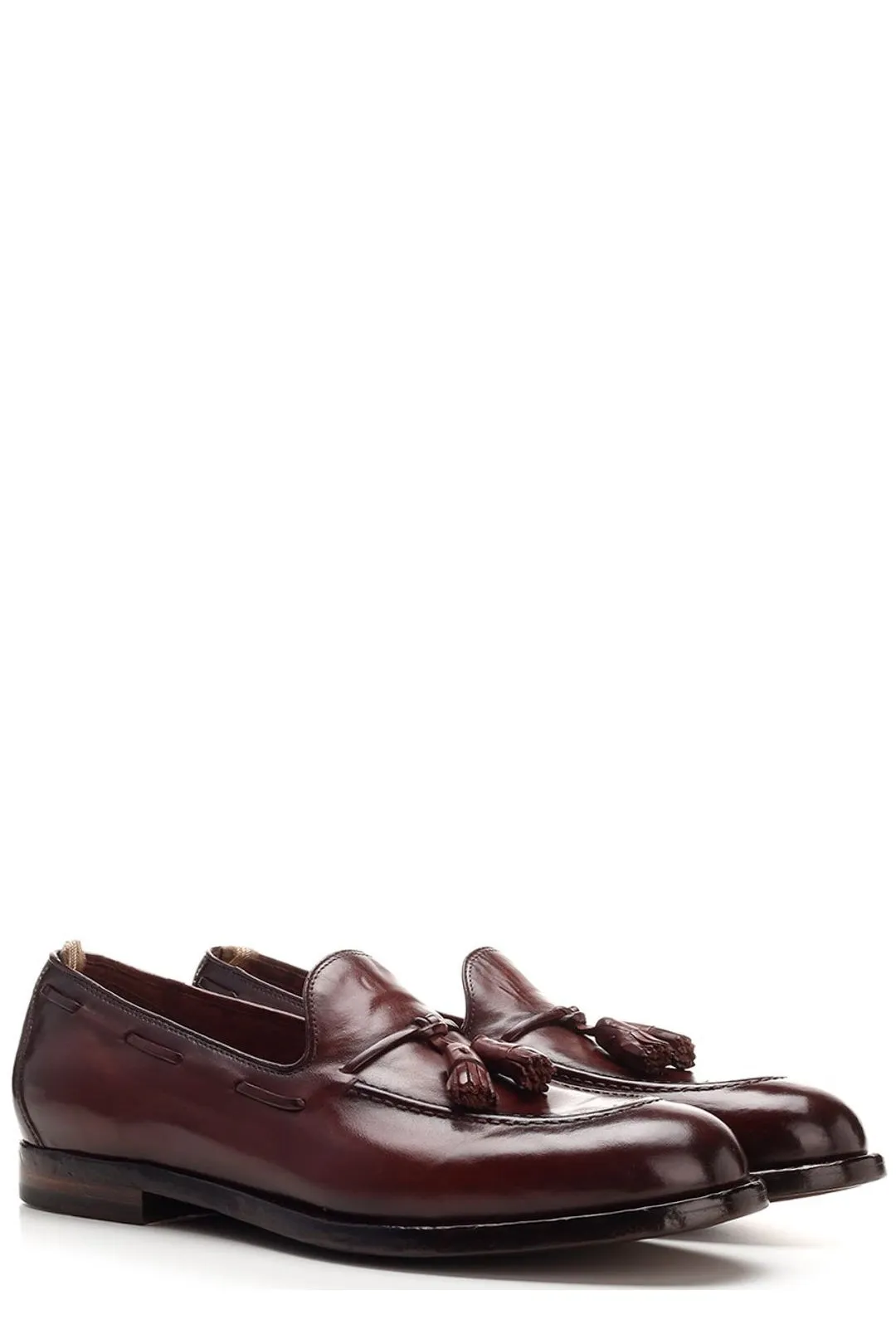 Officine Creative Almond Toe Slip-On Loafers