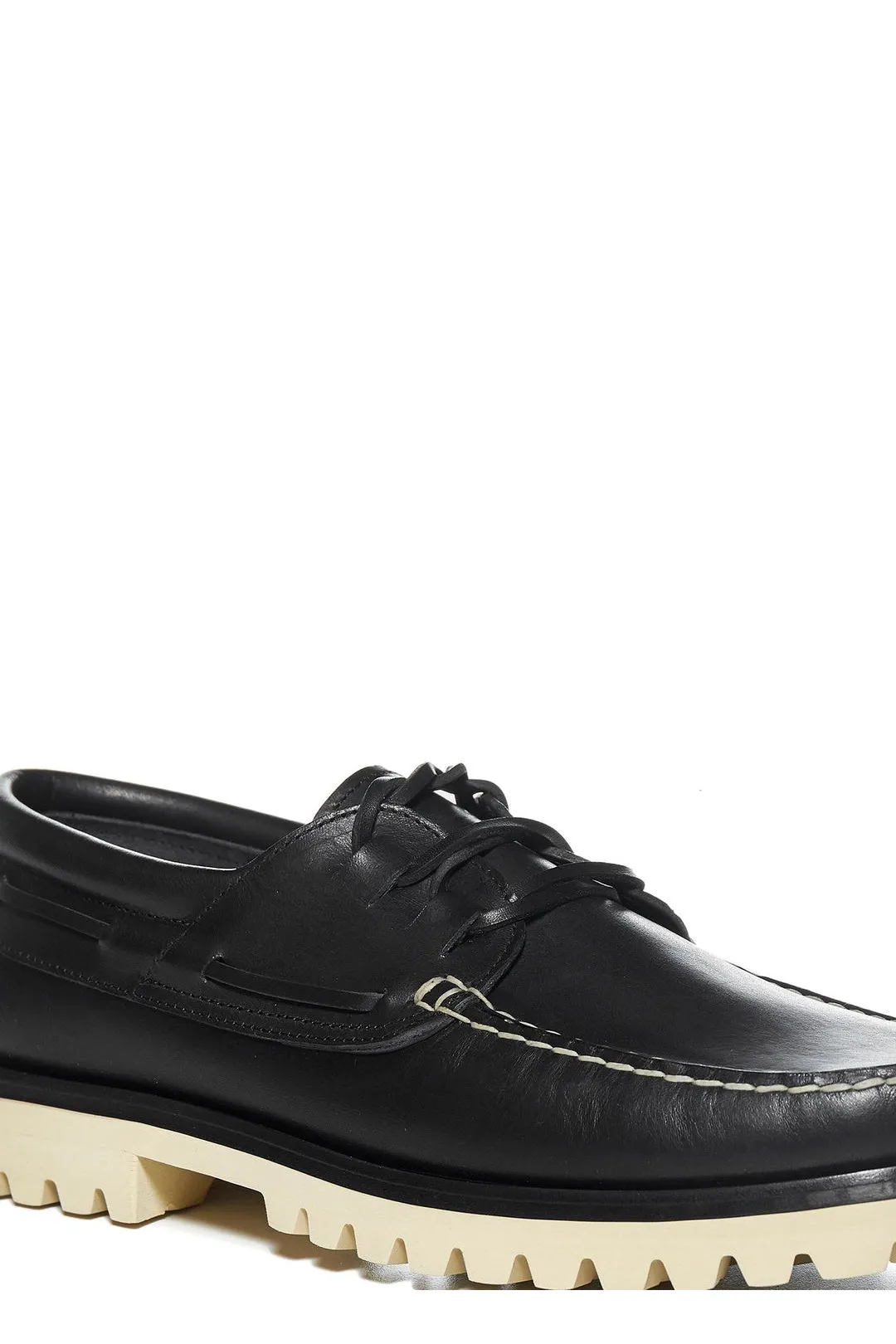 Officine Creative Round Toe Lace-Up Loafers