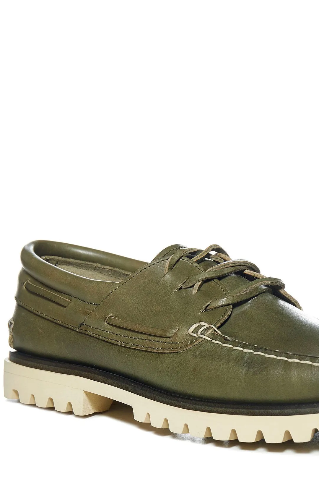 Officine Creative Round Toe Lace-Up Loafers