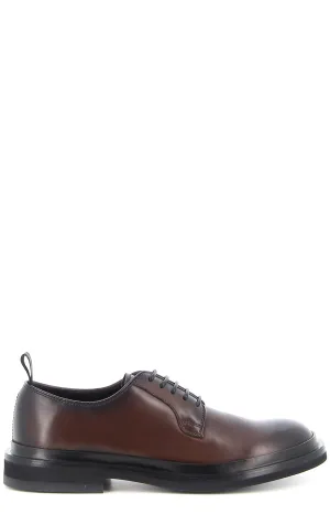 Officine Creative Round Toe Lace-Up Shoes