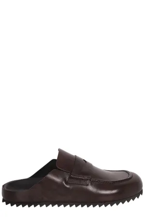 Officine Creative Round Toe Slingback Mules