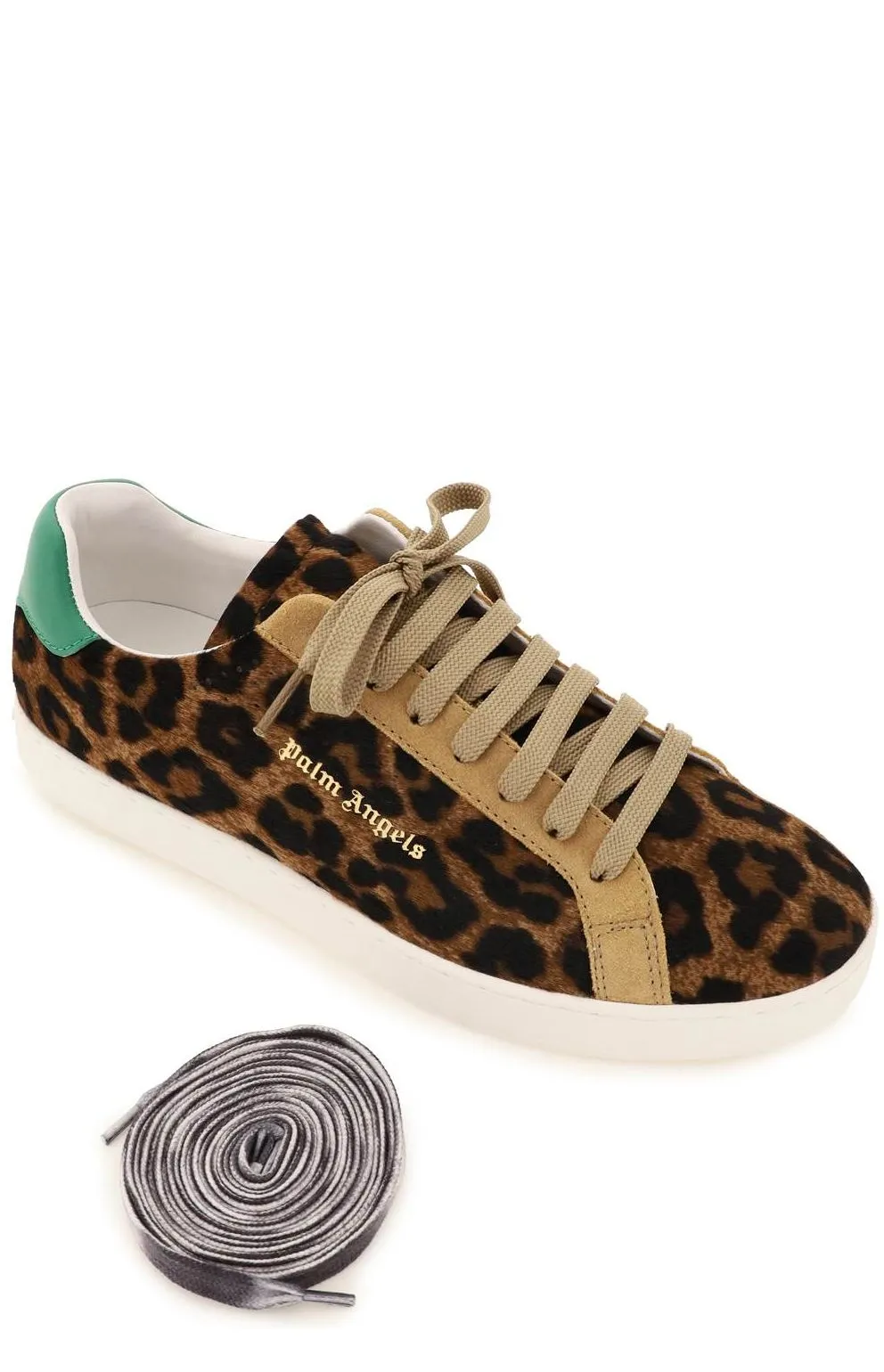 Palm Angels Leopard Printed Low-Top Sneakers
