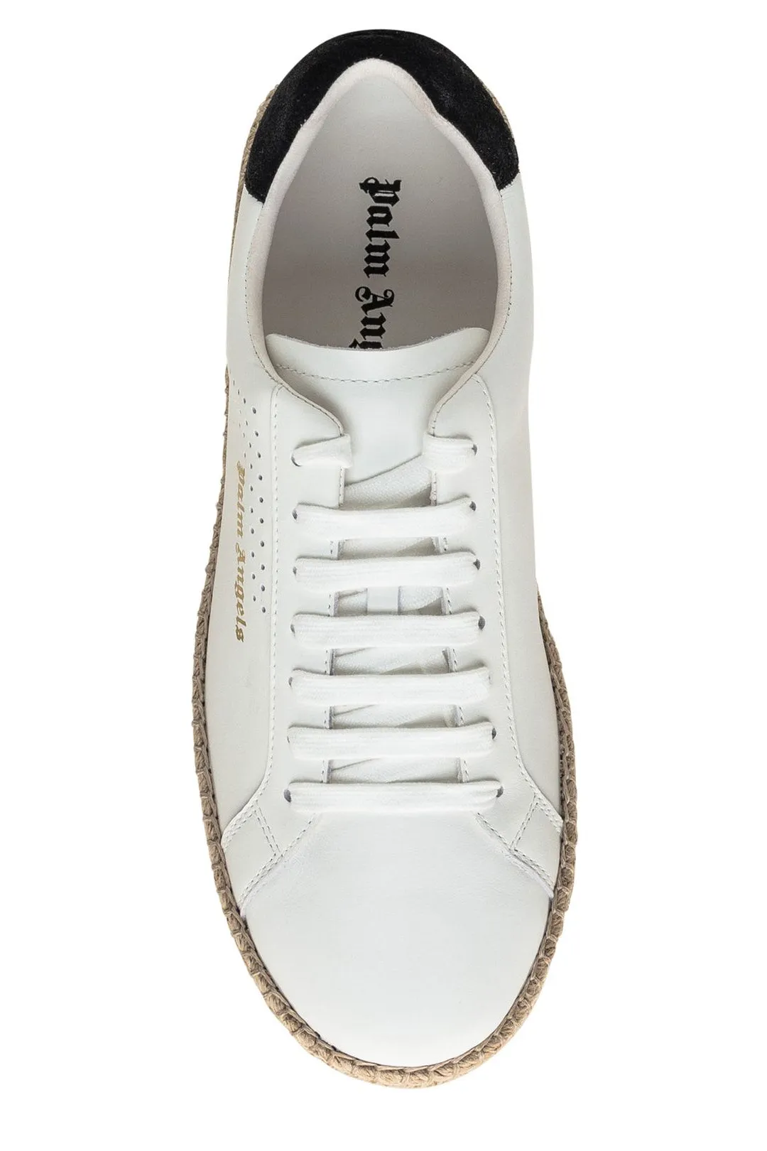Palm Angels Logo Printed Lace Up Espadrilles