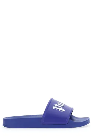 Palm Angels Logo Printed Slip-On Slides