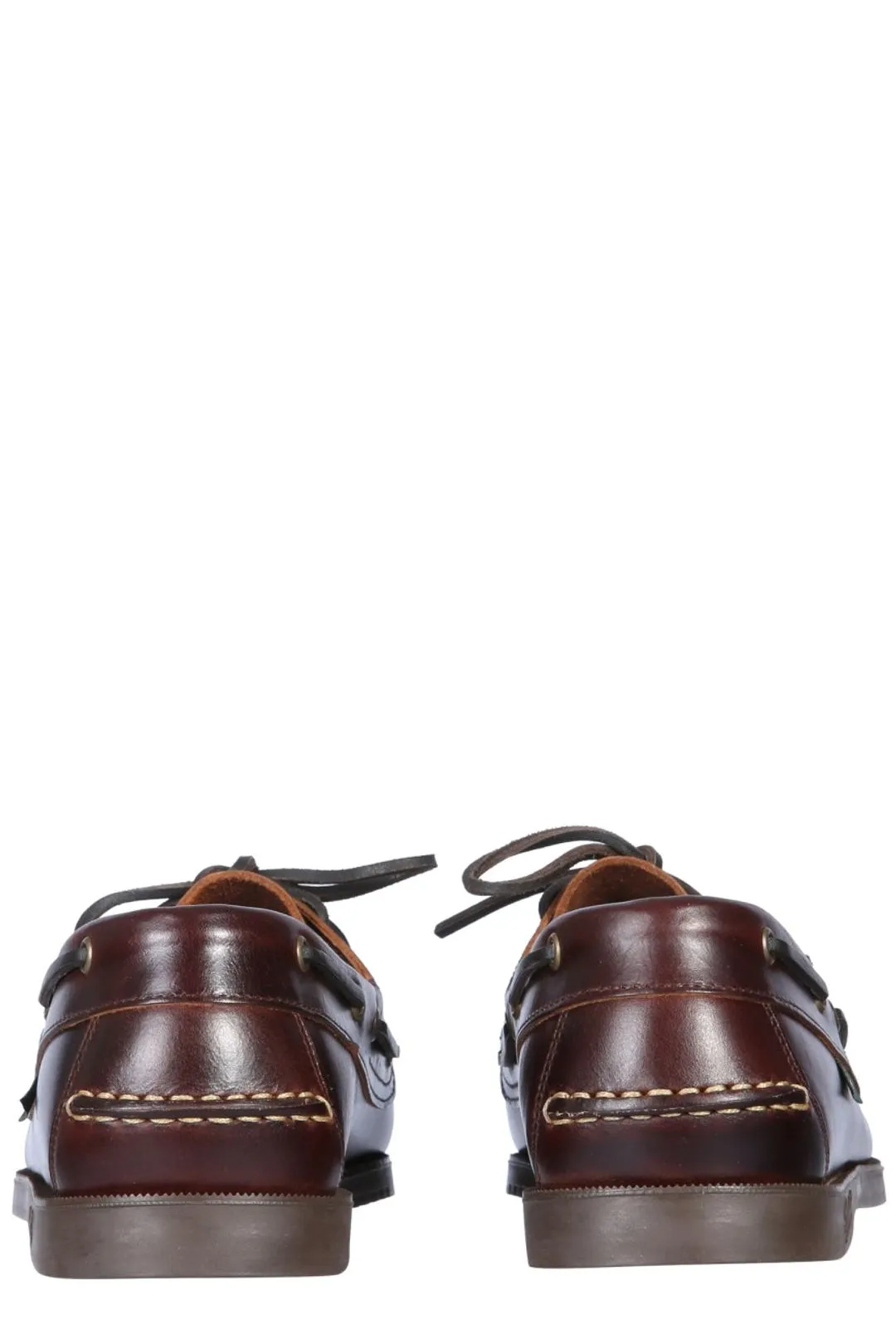 Paraboot Barth Round Toe Lace-Up Shoes