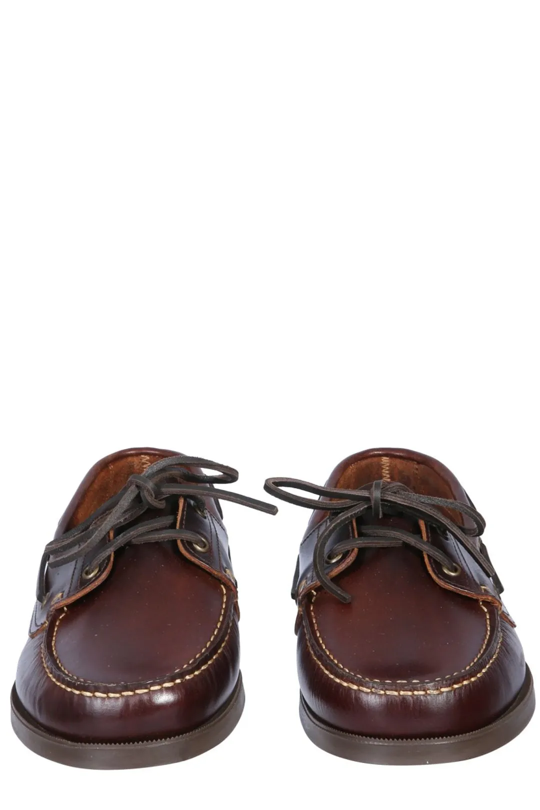 Paraboot Barth Round Toe Lace-Up Shoes