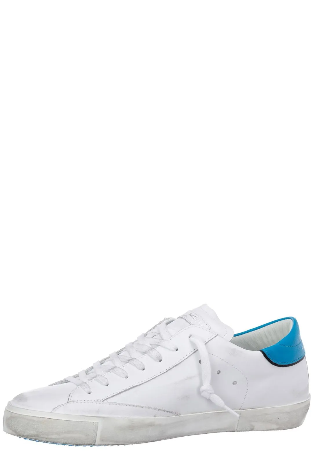 Philippe Model Logo Patched Lace Up Sneakers