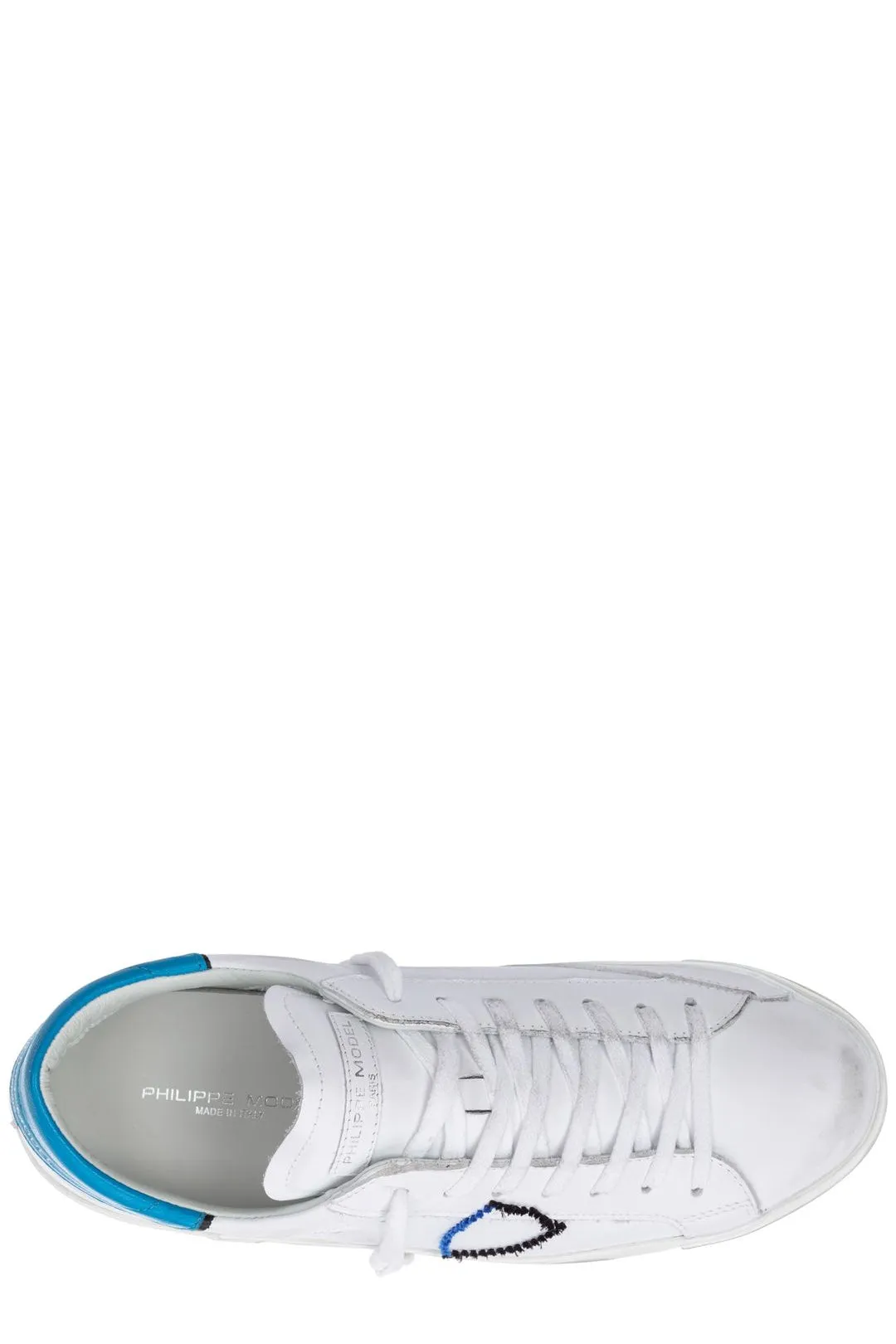 Philippe Model Logo Patched Lace Up Sneakers