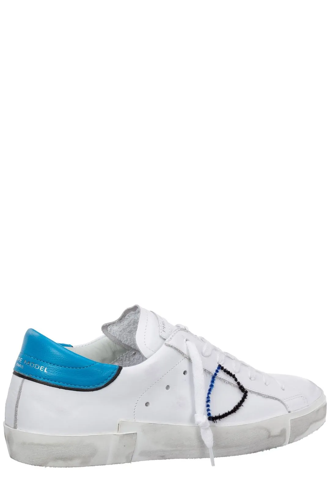 Philippe Model Logo Patched Lace Up Sneakers