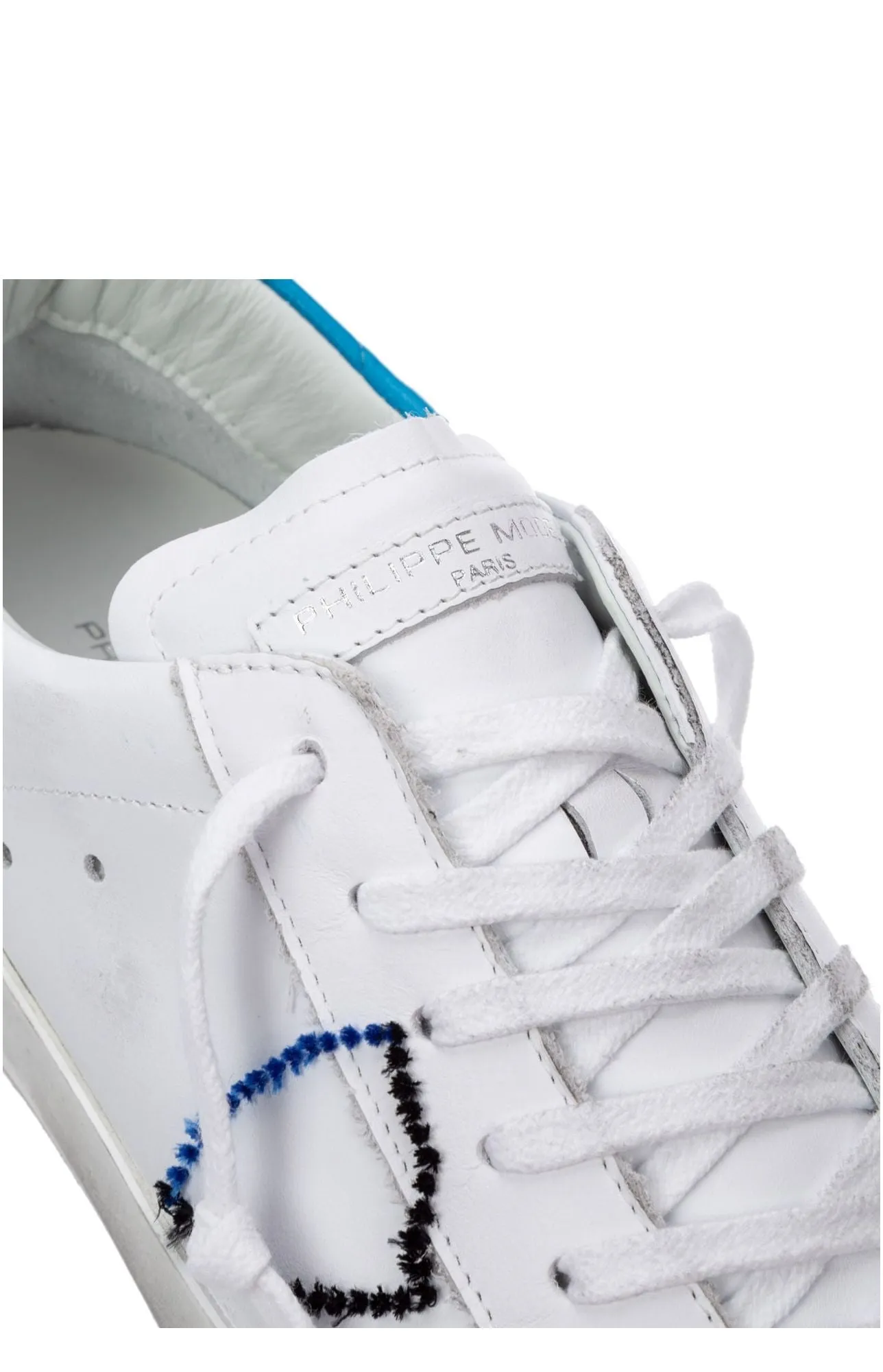 Philippe Model Logo Patched Lace Up Sneakers