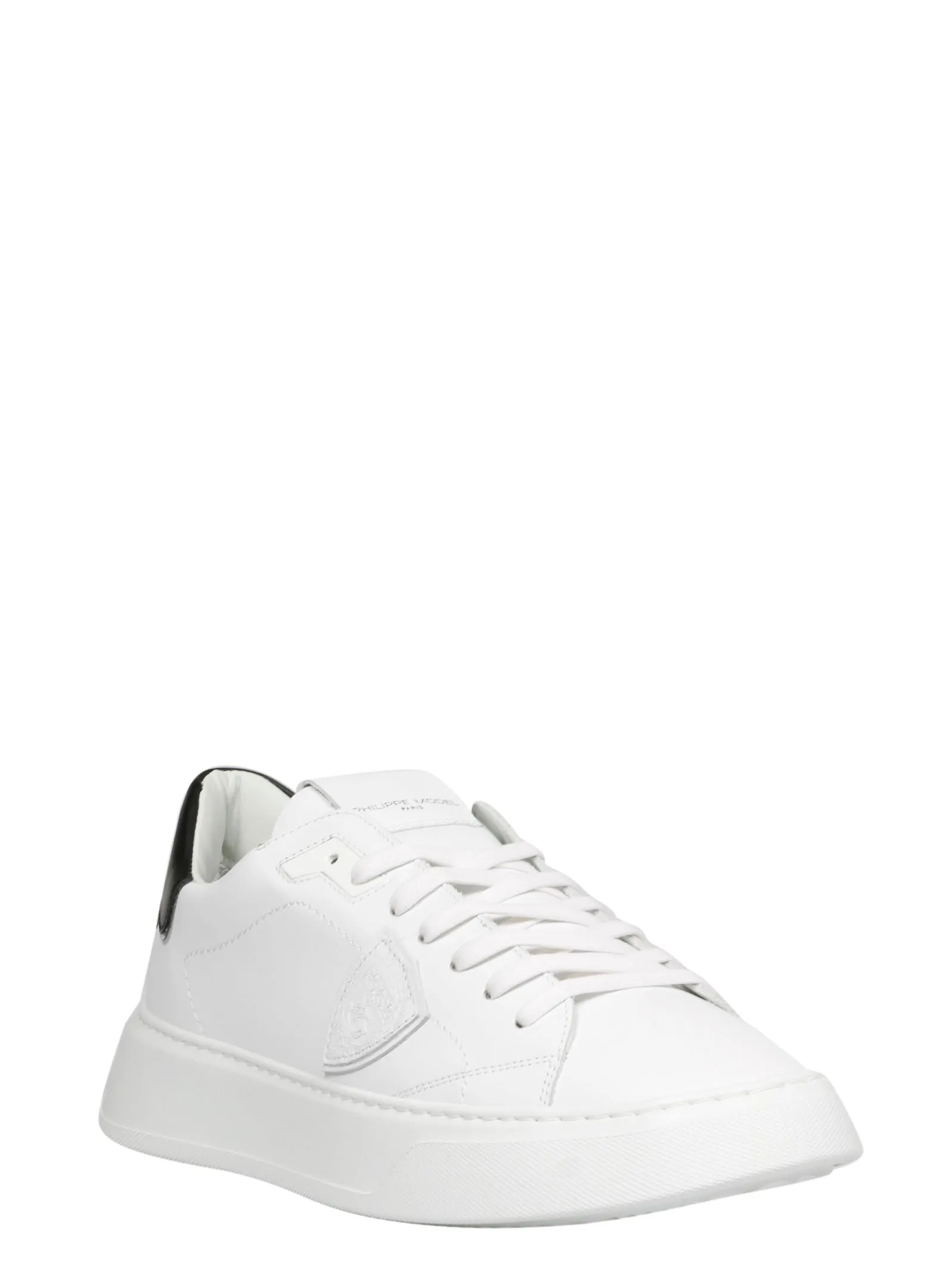 Philippe Model Paris Temple Veau Lace-Up Sneakers