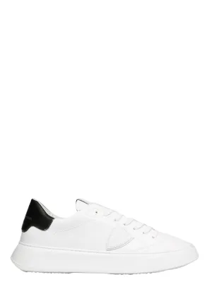 Philippe Model Paris Temple Veau Lace-Up Sneakers