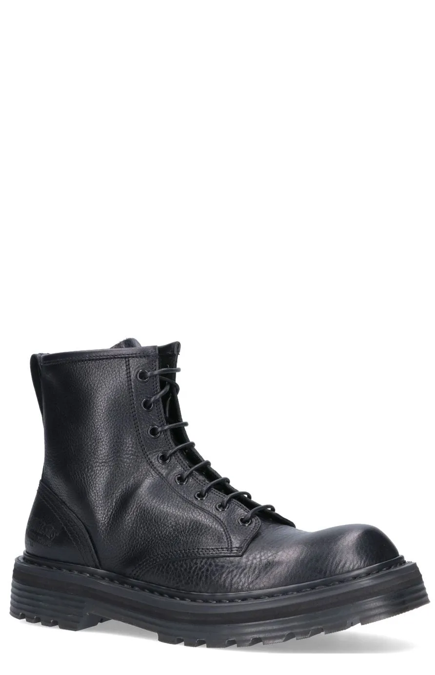Premiata Classic Lace-Up Combat Boots